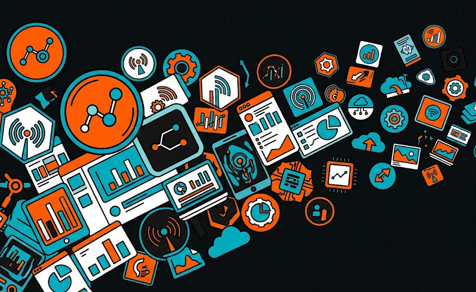 Illustration pop-art sur l'open source et le code libre
